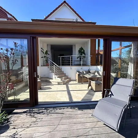 アパート Haus Ostseesprung - Sarah Hochparterre Gratis Wlan, Parkplatz Und Gem Garten バート・ドーベラン